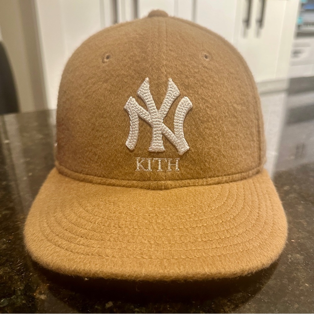 Kith x New York Yankees New Era Melton Wool Low Profile 59Fifty Size 7 1/4